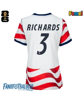 Statele Unite Chris Richards #3 Echipament de Fotbal Replică Mondial 2026 Femei Acasa